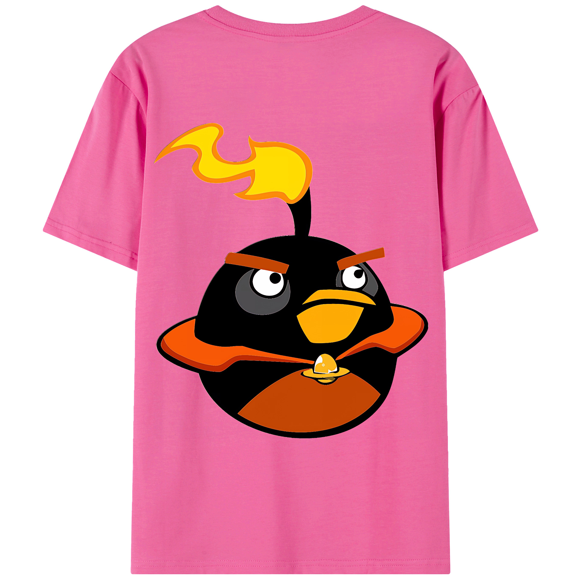 （画像用） Angry Birds アングリーバード レディース半袖Tシャツ(バックプリント)